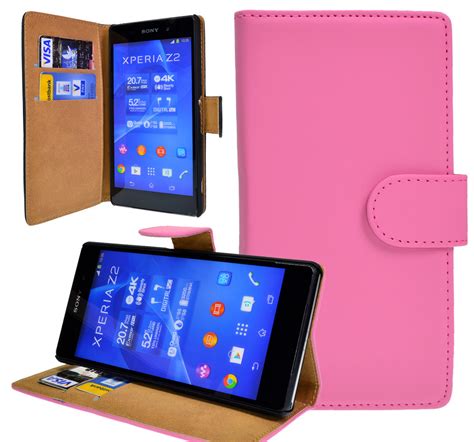Hülle für Sony Xperia Z2 Handy Flip Case Cover Schutzhülle.